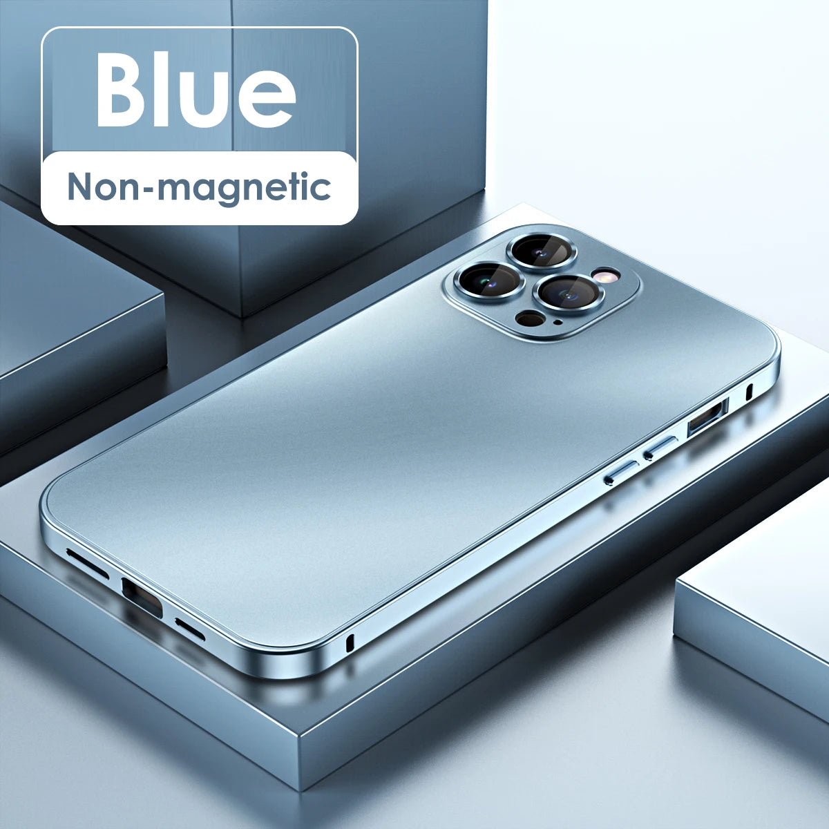 Aluminum Metal Frame Magnetic iPhone Case