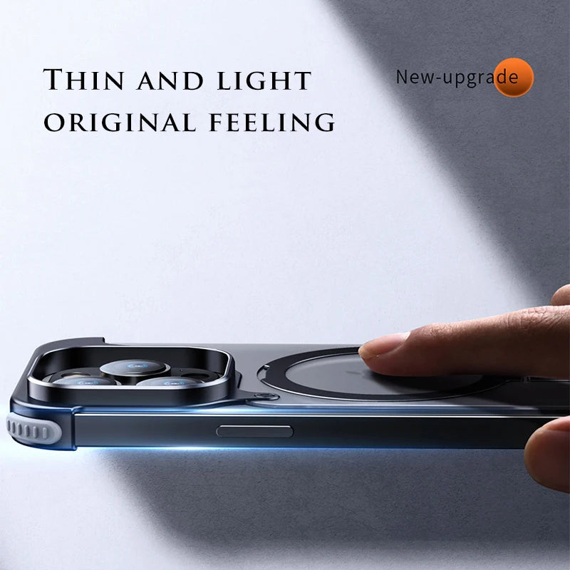 Aluminum Alloy Magnetic iPhone Case